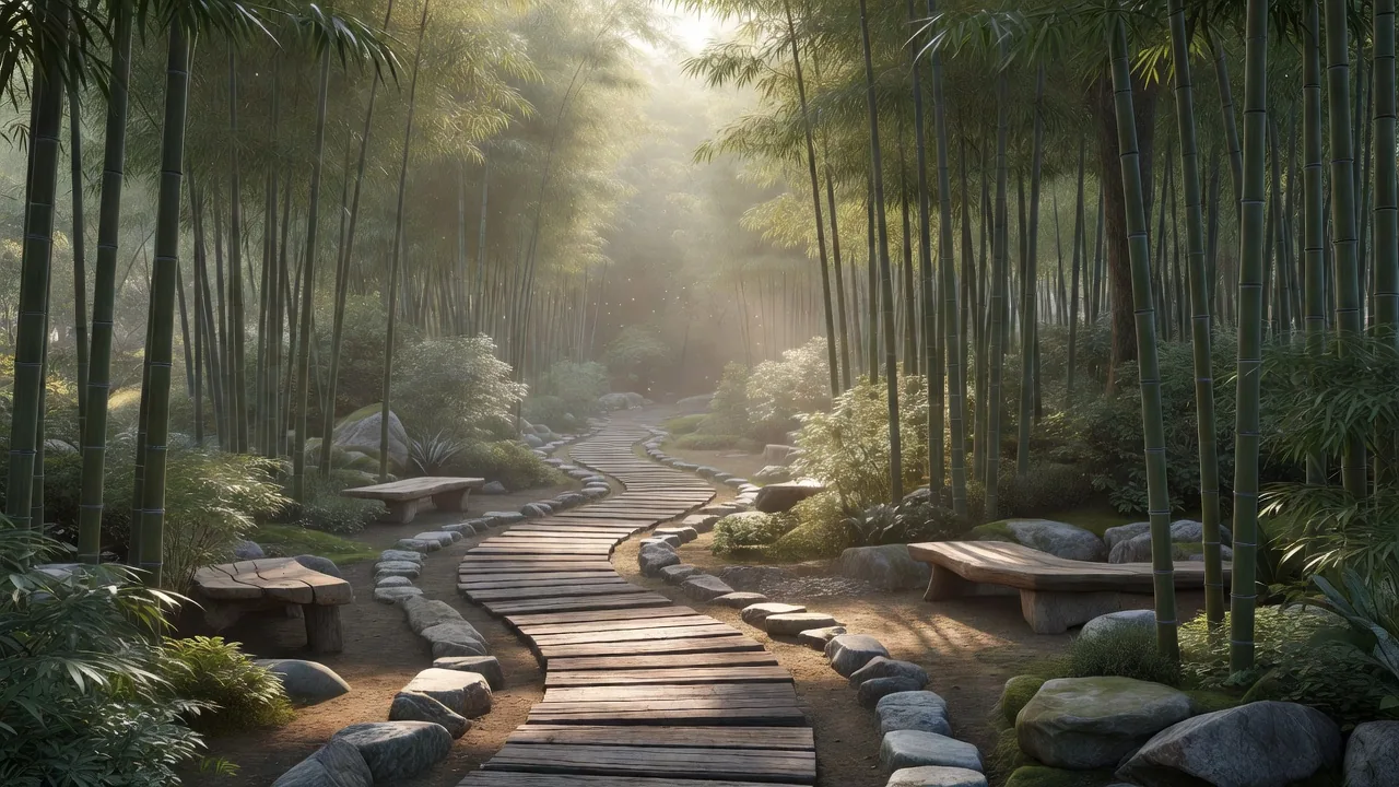 竹林の小道