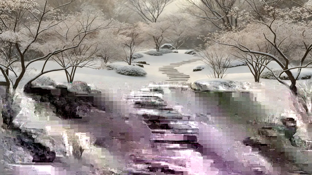 冬の庭