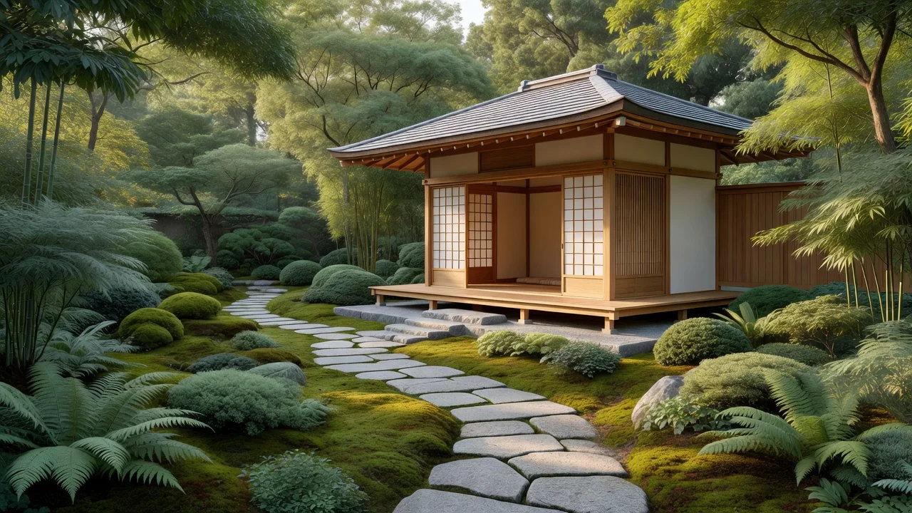 茶室の東屋